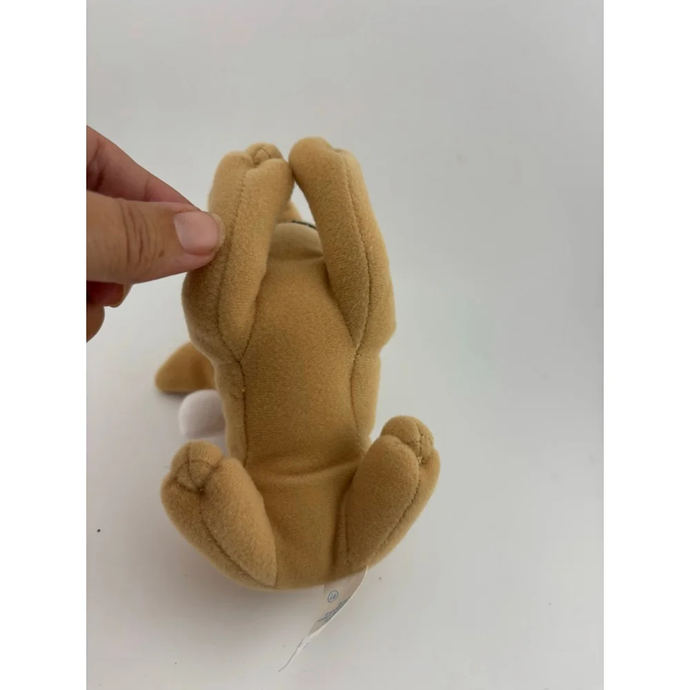 Small Taco Bell Chihuahua Plush Stuffed Animal One Size Beige Red Santa Hat